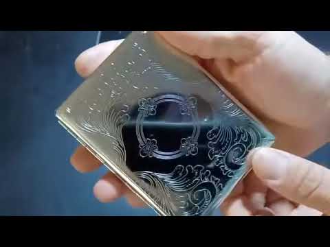 Cigarette Case With Lighter For 100s