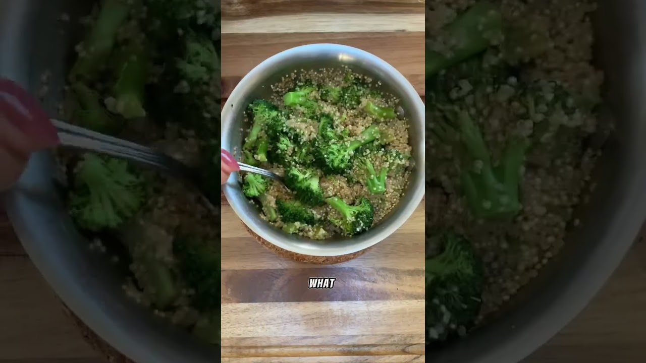 Quinoa w Broccoli #davidlynch #easyrecipe