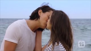 Leo and Amy first kiss scene ep 7571