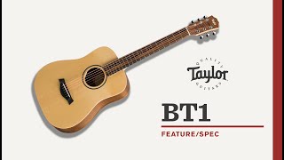 Taylor Guitars Baby Taylor (BT1e) Feature/Spec Demo