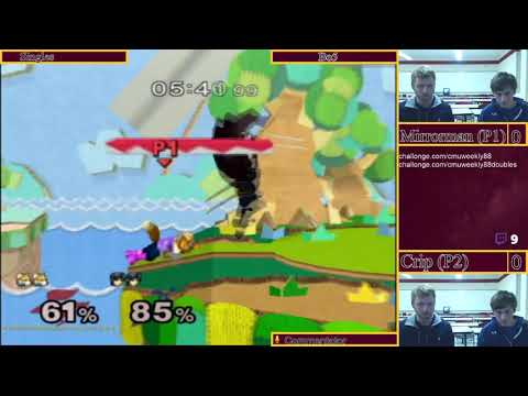MirrorMan (Fox) vs Crip (Marth) - SSBM Singles - CMU Weekly #88