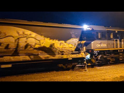Aurizon night workings 27/04/2024 with hired locomotives.