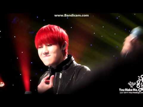 121210 MNET MUST Recording - Sungkyu Scream