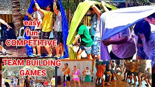 Top 9 TEAM BUILDING GAMES/ SUMMER GAMES/ OUTDOOR GAMES/ easy, competitive and fun.