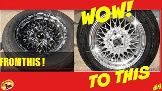 How to Make Your Old WHEELS/RIMS LOOK NEW AGAIN. DIY Anyone Can DO!