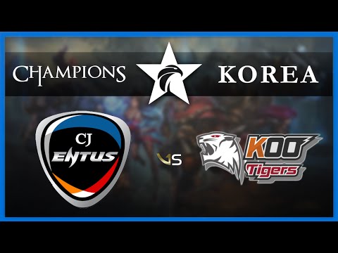 CJ Entus vs KOO Tigers Full BO3 Set | LCK Summer Split 2015 W7D1