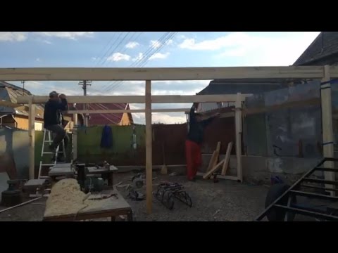 carport /garaj de lemn proces de la A la Z partea 2