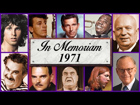 In Memoriam 1971: Famous Faces We Lost in 1971