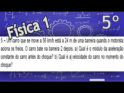 Física 1 - Cinemática Retilínea - EXERCÍCIO 5
