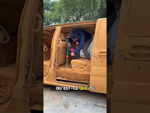 Papa a cassé aujourd’hui la vieille voiture de la mère de Ronaldo.🚗🤯😍!! #shorts