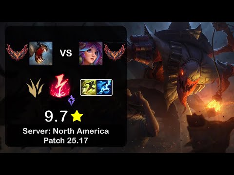 Fiddlesticks Jungle vs Lillia - NA GrandMaster - Patch 25.17