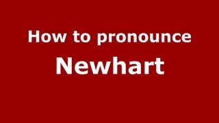 How to pronounce Newhart