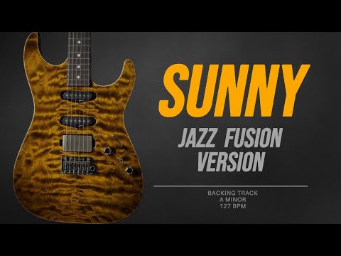 Sunny Backing Track in Am | Fusion Jam