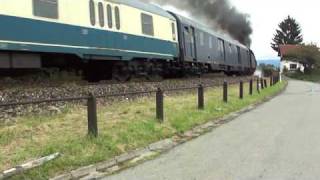 preview picture of video 'Eisenbahnromantiksonderzug zwischen Lindau am Bodensee und Oberreitnau Teil 2'