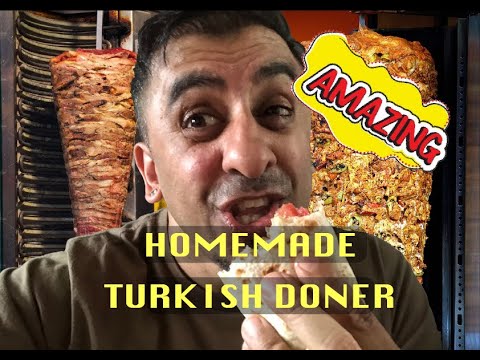 How To Make Homemade Doner Kebab | Turkish Food | Turkish Street Food | MrSHORTaii