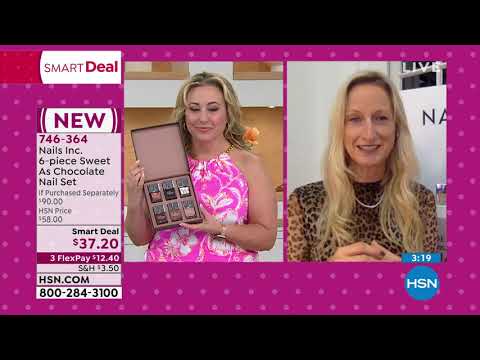 Nails Inc. 6piece Sweet As Chocolate Polish Set