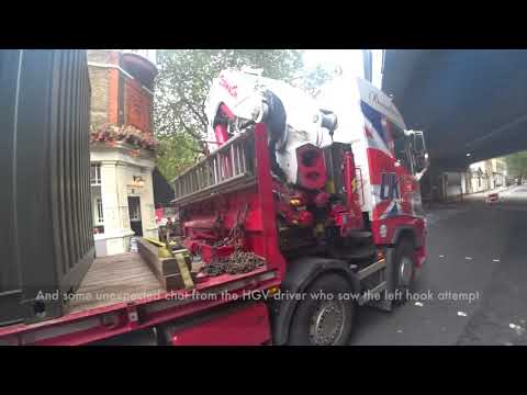 Attempted left hook  - HGV backup