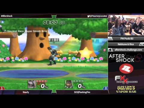 Aftershock PM - Staufy (Lucario) vs FlashingFire (Snake) - Pools