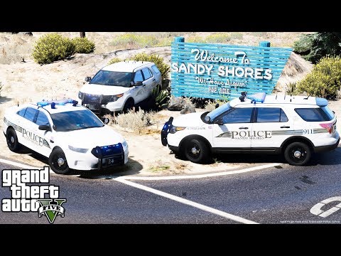 GTA 5 LSPDFR Police Mod - Sandy Shores Gets Their Own Police Department