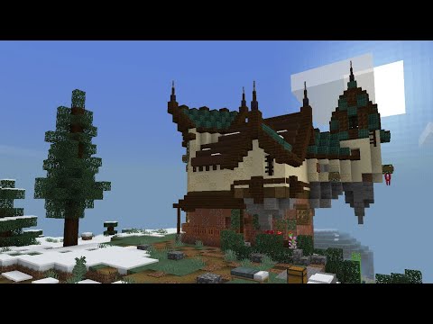 Mind-Blowing Wizard House! Evolving Minecraft Survival