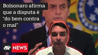Senador Flávio Bolsonaro concede entrevista à Jovem Pan