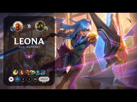 Leona Support vs Nautilus - KR Master Patch 13.19
