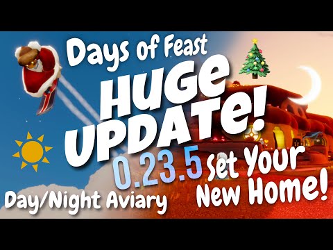 Update 0.23.5 is HERE - Set Your Home, Days of Feast, Mischief Cosmetics + MORE! Sky Update