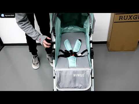 RUXGU TC2 baby stroller installation video