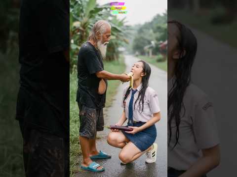 heavy rain in village life with rainstorm and thunder #rainyday #fyp #heavyrain