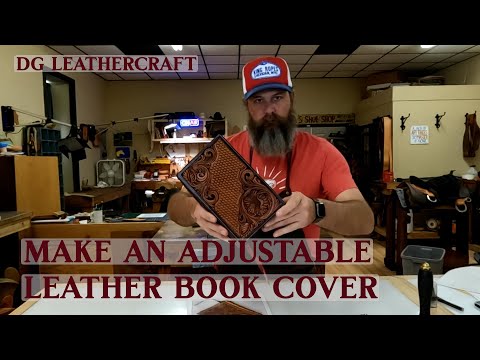 Make an Adjustable Leather Book Cover