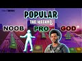 The Weeknd - Popular (Popular Vibe Emote) - Noob vs Pro vs God (Fortnite Music Blocks Cover)