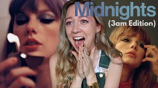 REACTING TO MIDNIGHTS BY TAYLOR SWIFT *3AM TRACKS* 🕰✨😩 (i&#39;m not okay)