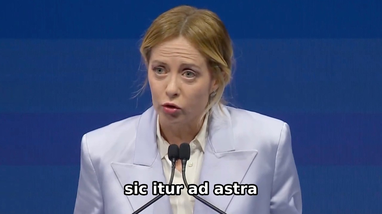 GIORGIA MELONI: "SIC ITUR AD ASTRA: VOLARE ALTO E SCARDINARE LE ABITUDINI PER RILANCIARE L'ITALIA"