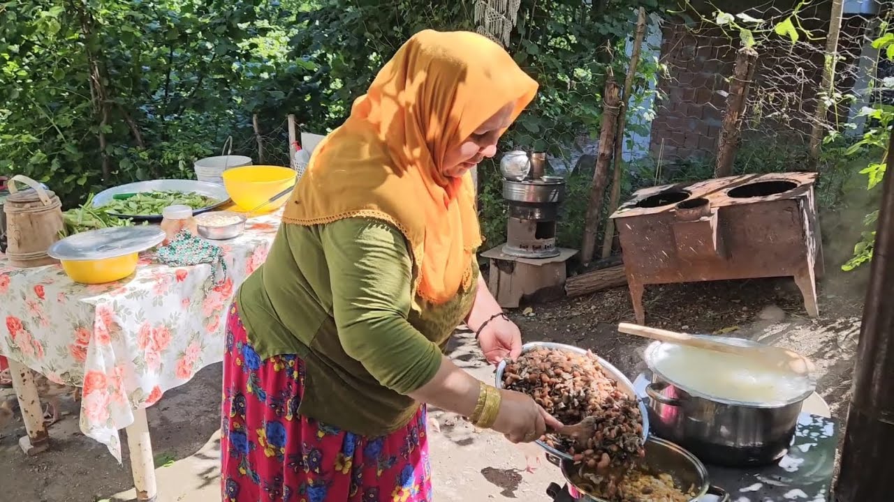 ‼️BARBUNYALI MANTAR🔥  MISIR ÇORBASI KÖY HAYATI ‼️