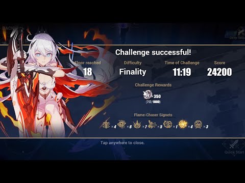 Finality Deep Sequence HoF! | Elysian Realm | Honkai Impact 3