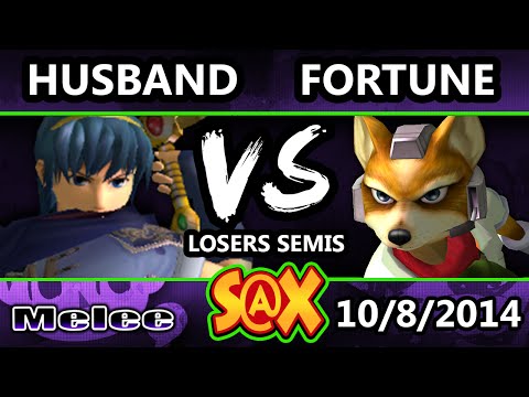 S@X - Husband(Marth) Vs. VGBC | GimR (Falco) - SSBM Losers Quarters - Smash Melee