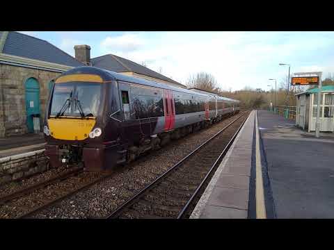 CrossCountry DMU no: 170108 @ Chepstow (1M64) 09/01/2022.