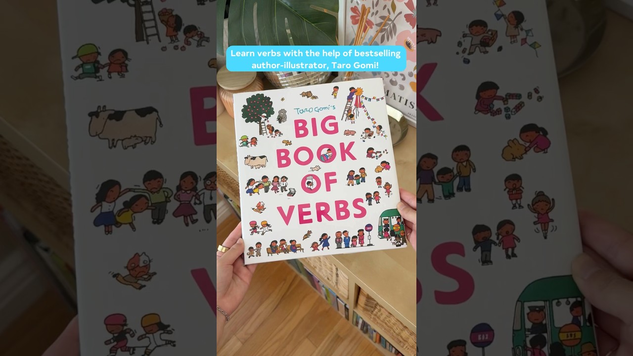 Learn verbs with the help of bestselling author-illustrator Taro Gomi! #ChronicleBooks