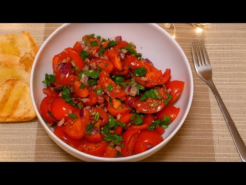 Dieser Klassiker vom Tomatensalat ist einfach nur lecker. Rezepte für every day"