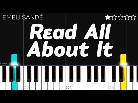 Emeli Sandé -Read All About It, Pt. III | EASY Piano Tutorial