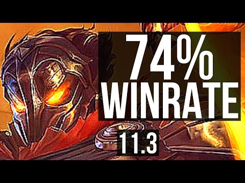 VIKTOR vs FIZZ (MID) | 74% winrate, Godlike, 11/5/14 | NA Master | v11.3