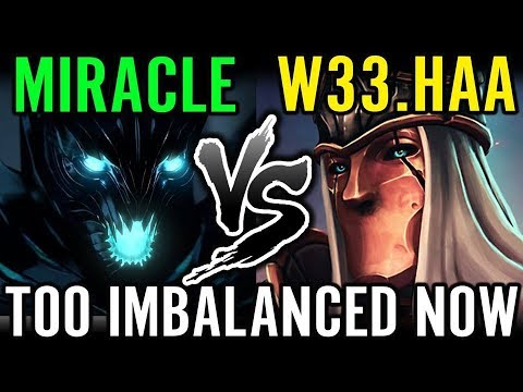 Long Time no see MIRACLE vs W33 Pro Terroblade Carry 9K MMR Gameplay