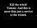 Lyrics to "March Of The Witch Hunters"