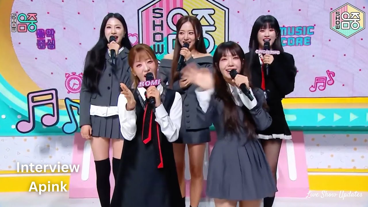 Interview with Apink - Music Core (260110)