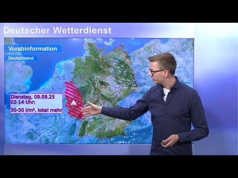 08.09.2025 Unwetterinformation - Deutscher Wetterdienst (DWD)