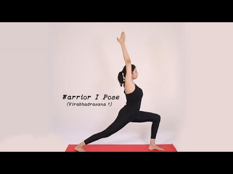 How to do Virabhadrasana 1 (Warrior 1 Pose)