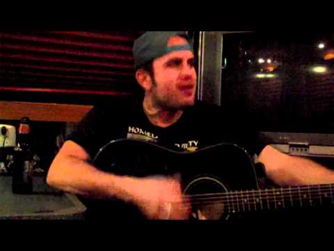 The Dirt Drifters - Matt Fleener and Steve Daly - Guitar Town (10/13/2011 - Tour Bus Jam Session)