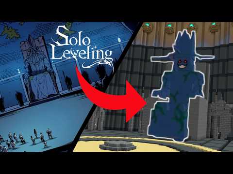 Recreating SOLO LEVELING in Minecraft PE (Statue of God)