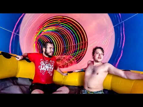 Crazy Funnel Water Slide: Super Duper Dragon’s Flight at Bavarian Blast