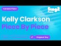 Kelly Clarkson Piece By Piece Karaoke Piano